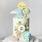 Baby Dinosaur Cake Toppers Dinosaur Cake Decorations Dinosaur Birthday Cake Toppers for Baby Shower Dinosaur Themed Birthday Party Supplies (Style 1)