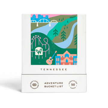 Reach International Outfitters Tennessee Adventure Bucket List: 50 Scratch-Off Cards for Outdoor Activities, Tourist Attractions, and Road Trips