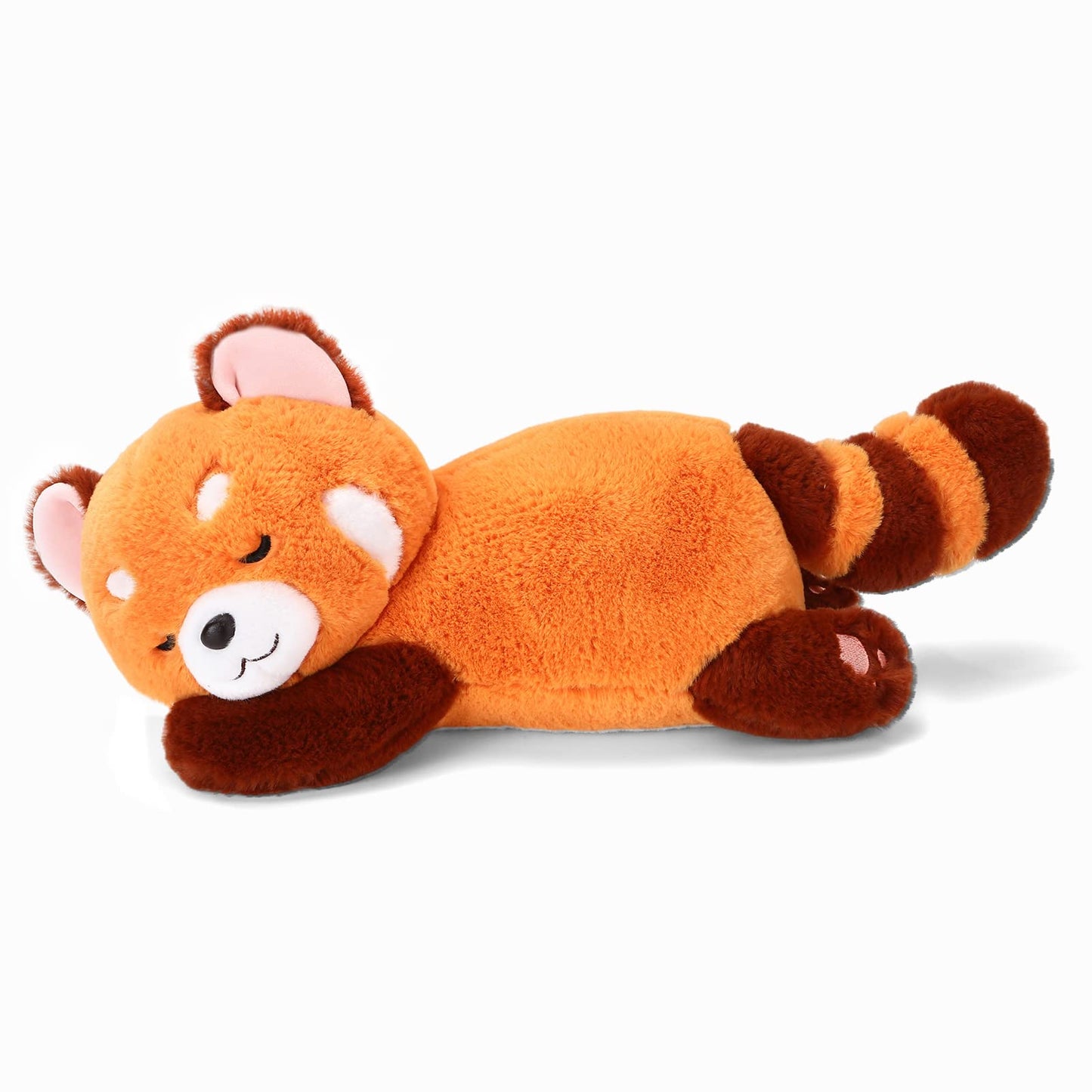 Riuhot Red Panda Stuffed Animal Pillow - Cute Plush Toy Plushie Christmas Valentine's Day Gift for Girlfriend Kids Birthday - 13.7" Panda Pillow