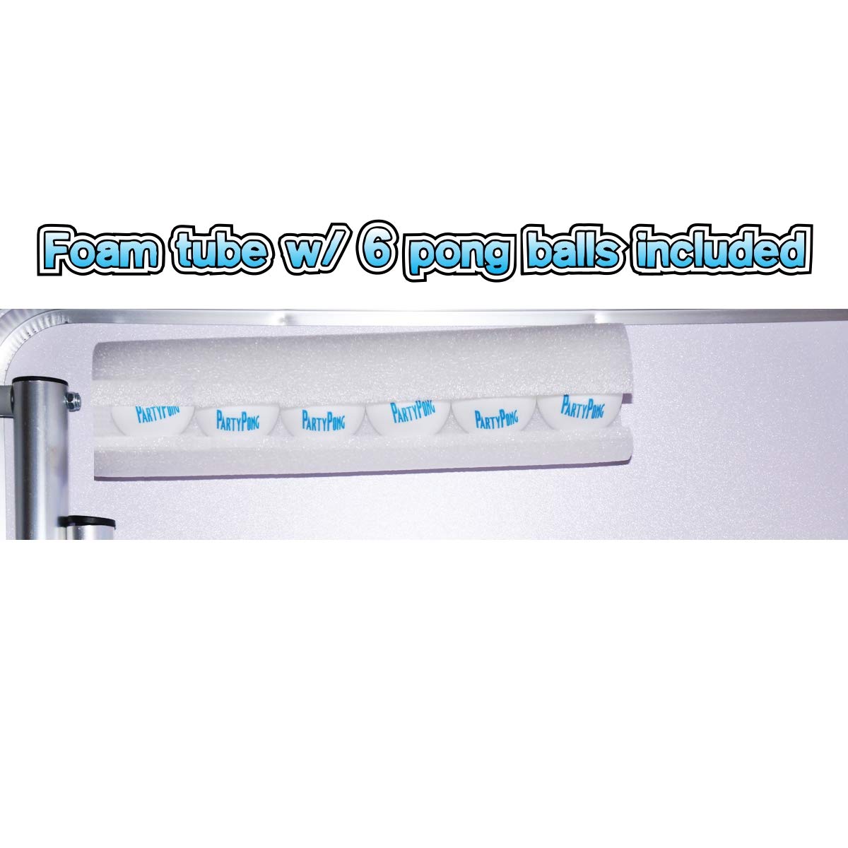 8-Foot Professional Beer Pong Table w/Cup Holes - Colorado Hockey Rink