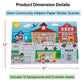 Community Helpers Giant Sticker Scene - 12 Pieces - Educational and Learning Activities for Kids