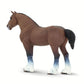 Safari Ltd. Clydesdale Stallion Figurine - Lifelike 5.5" Horse Figure - Educational Toy for Boys, Girls, and Kids Ages 3+