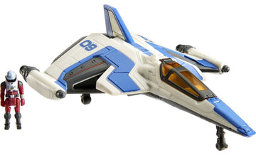 Mattel Disney Pixar Lightyear Hyperspeed Series Mini Action Figure & Toy Vehicle Set, Buzz Lightyear & XL-09 Spaceship, 6-inch Vehicle