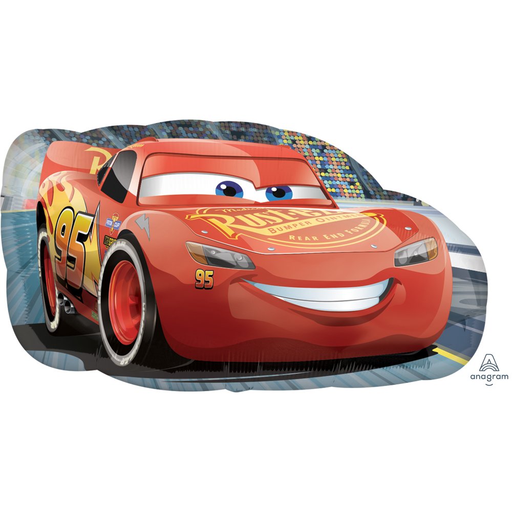 Amscan 3537001 "Super/Shape Lightning McQueen" Balloon