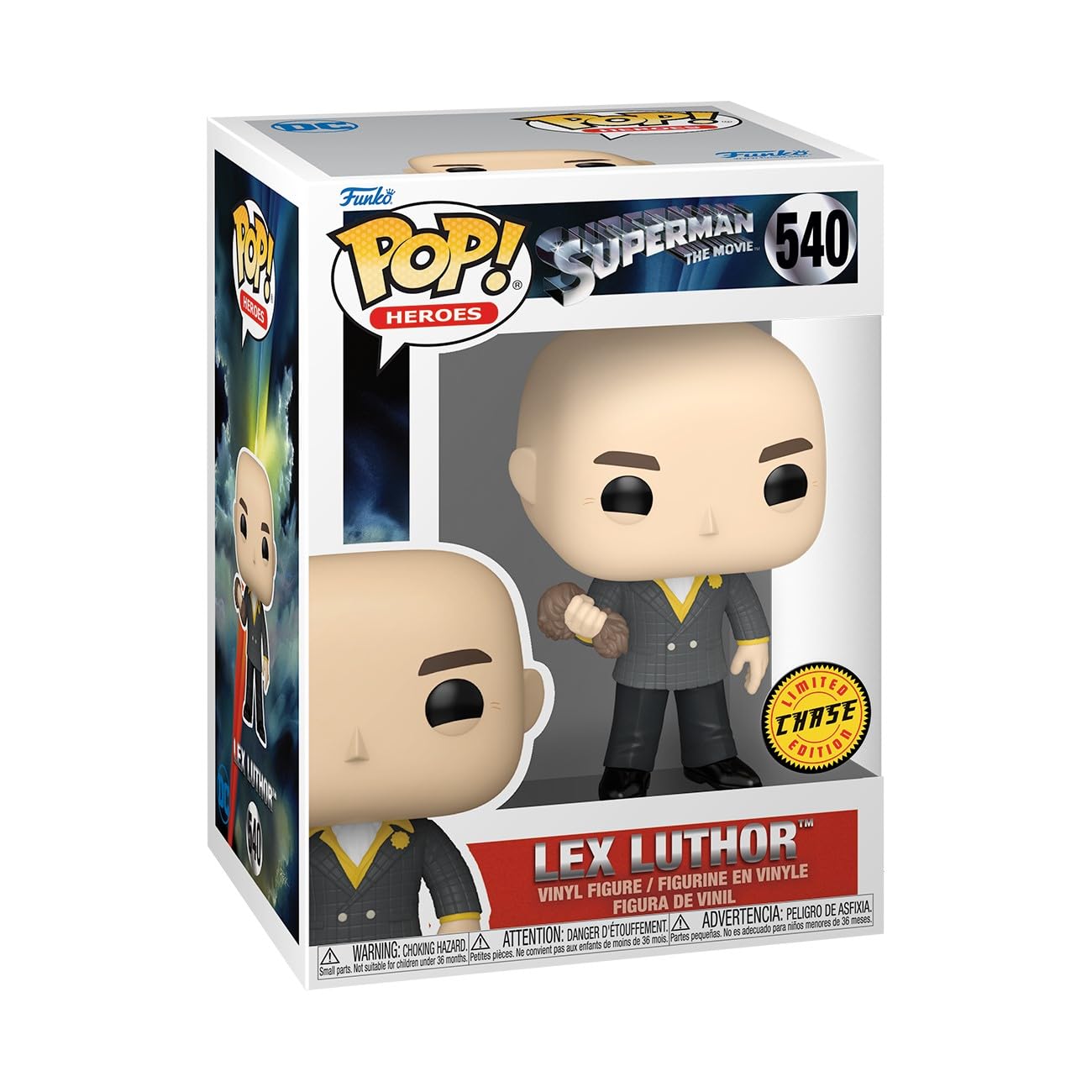 Funko Pop Movies: Superman - (1978) - Luthor - 1/6 Odds for Rare Chase Variant - Superman 1978 - Collectable Vinyl Figure - Gift Idea - Official