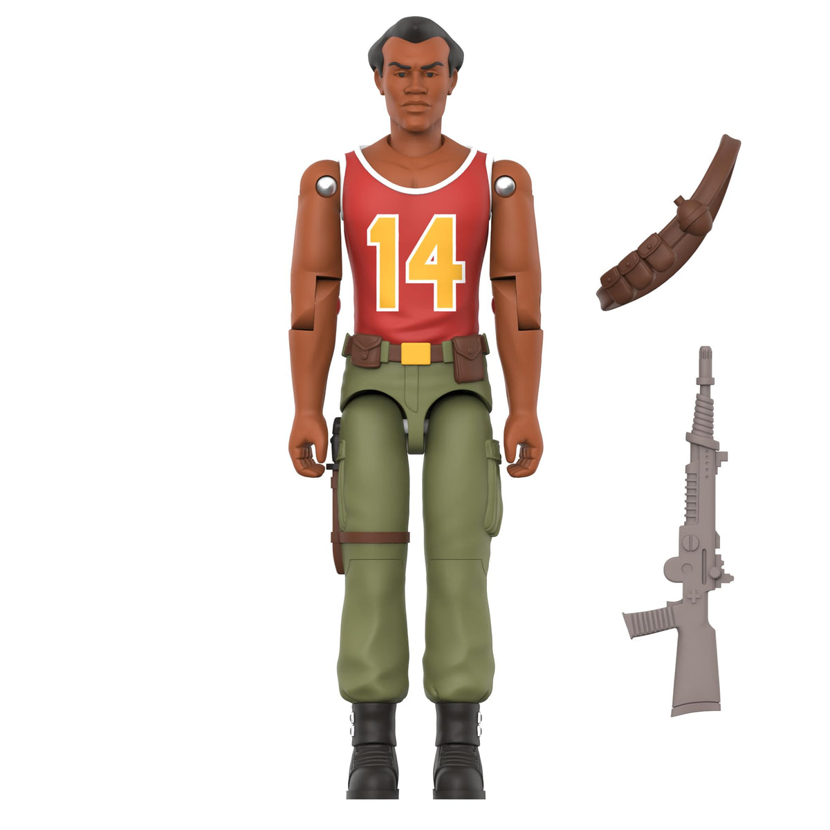 Super7 Reaction+ G.I. Joe Big Lob - 3.75" G.I. Joe Action Figure with Accessories - Classic Cartoon Collectibles and Retro Toys