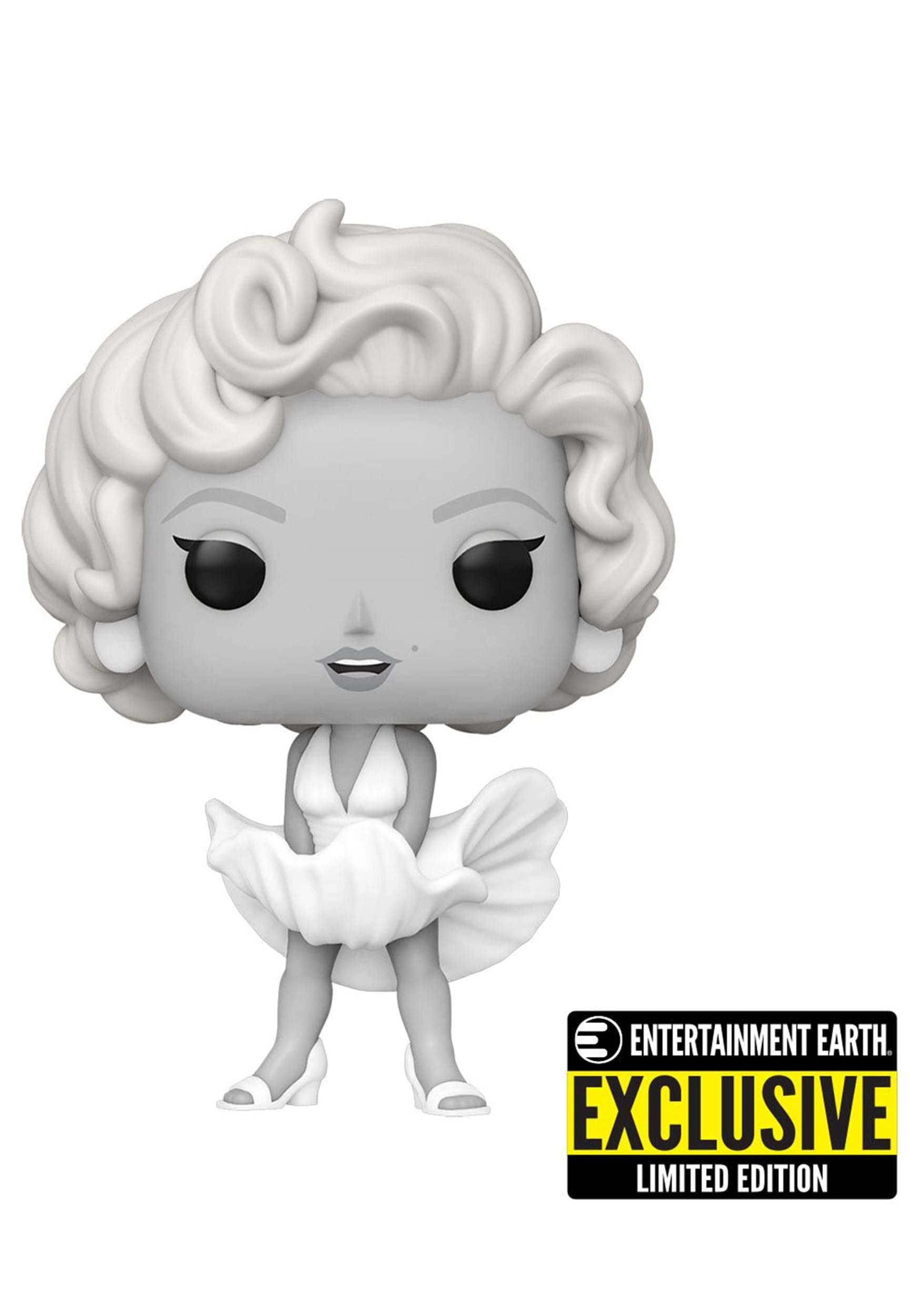 Marilyn Monroe Black-and-White Pop! Vinyl Figure - EE Exclusive
