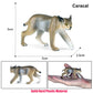 JOKFEICE Animal Figures Plastic Caracal Animals Action Model Science Project, Learning Educational Toys, Birthday Gift, Cake Topper, for Kids