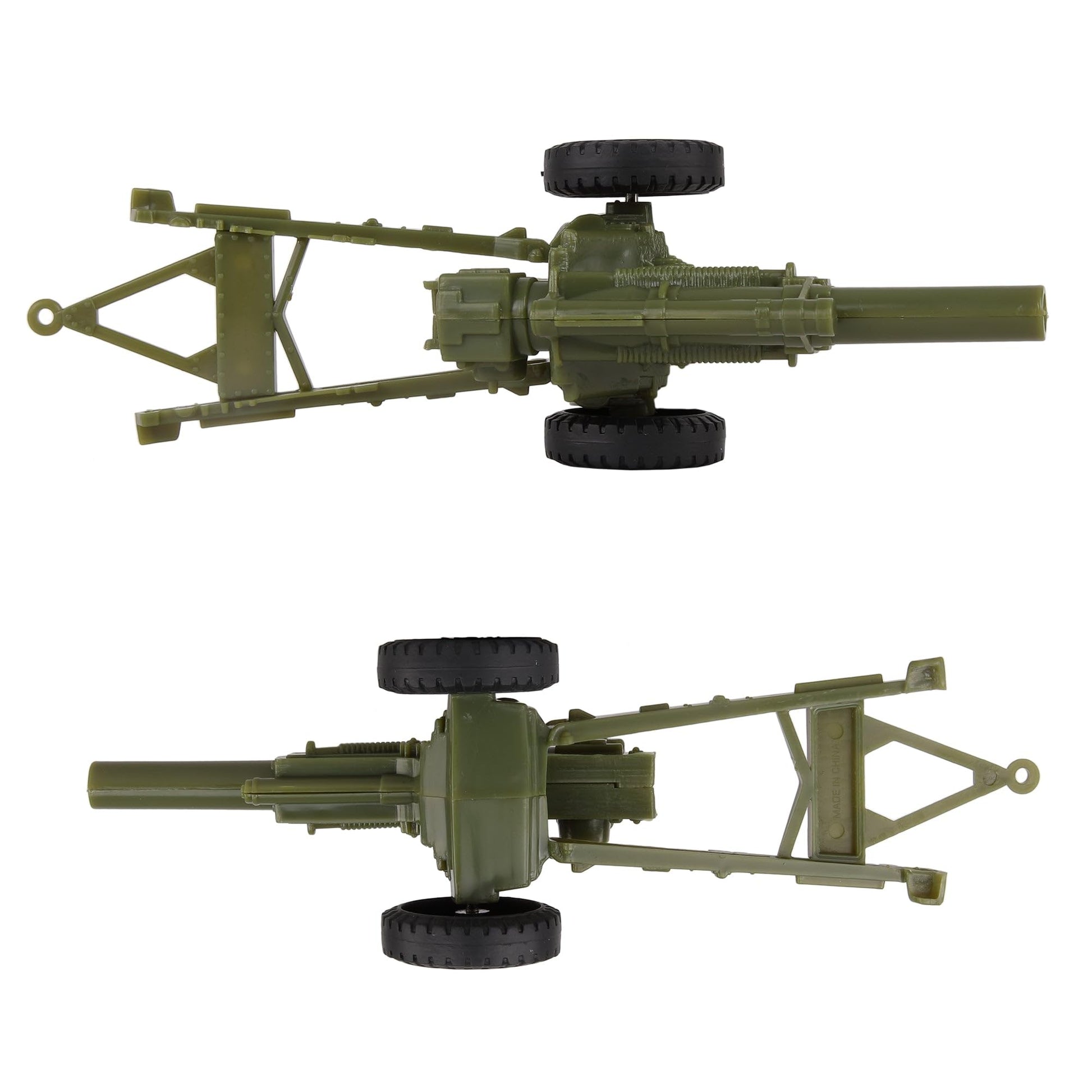 BMC CTS WW2 US Howitzer Artillery & Crew 12pc OD Green Plastic Army Men Playset