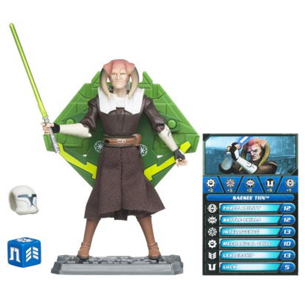 Star Wars 2011 Clone Wars Animated Action Figure CW No. 54 Saesee Tiin