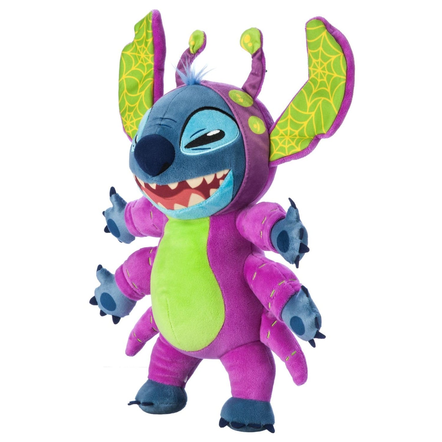 Disney Store Official Stitch Toys Medium 15 Inch Plush - Halloween Decor, Cute Stitch Plush for Kids, Decorations