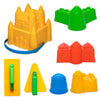 Holady 7 Pcs Beach Sand Toys Set,Includes Beach Toys Castle Molds Sand Molds, Beach Bucket,Shovel Tool Kit,Fun Outdoor Games Beach Accessories