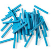 hand2mind Blue Plastic Base Ten Blocks Rods Set, Place Value Blocks, Counting Cubes, Base 10 Math Manipulatives, Teacher Supplies for Math Classroom