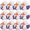 Fun Express - Purple Ribbon Rubber Duckies - Toys - Character Toys - Rubber Duckies - 12 Pieces
