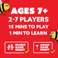 QUOKKA Family Board Games for Kids 8-12 - Party Game for Kids & Adults Game Night - Fast Paced | Easy to Learn | 2-6 Players - Card Game for Teen Boys