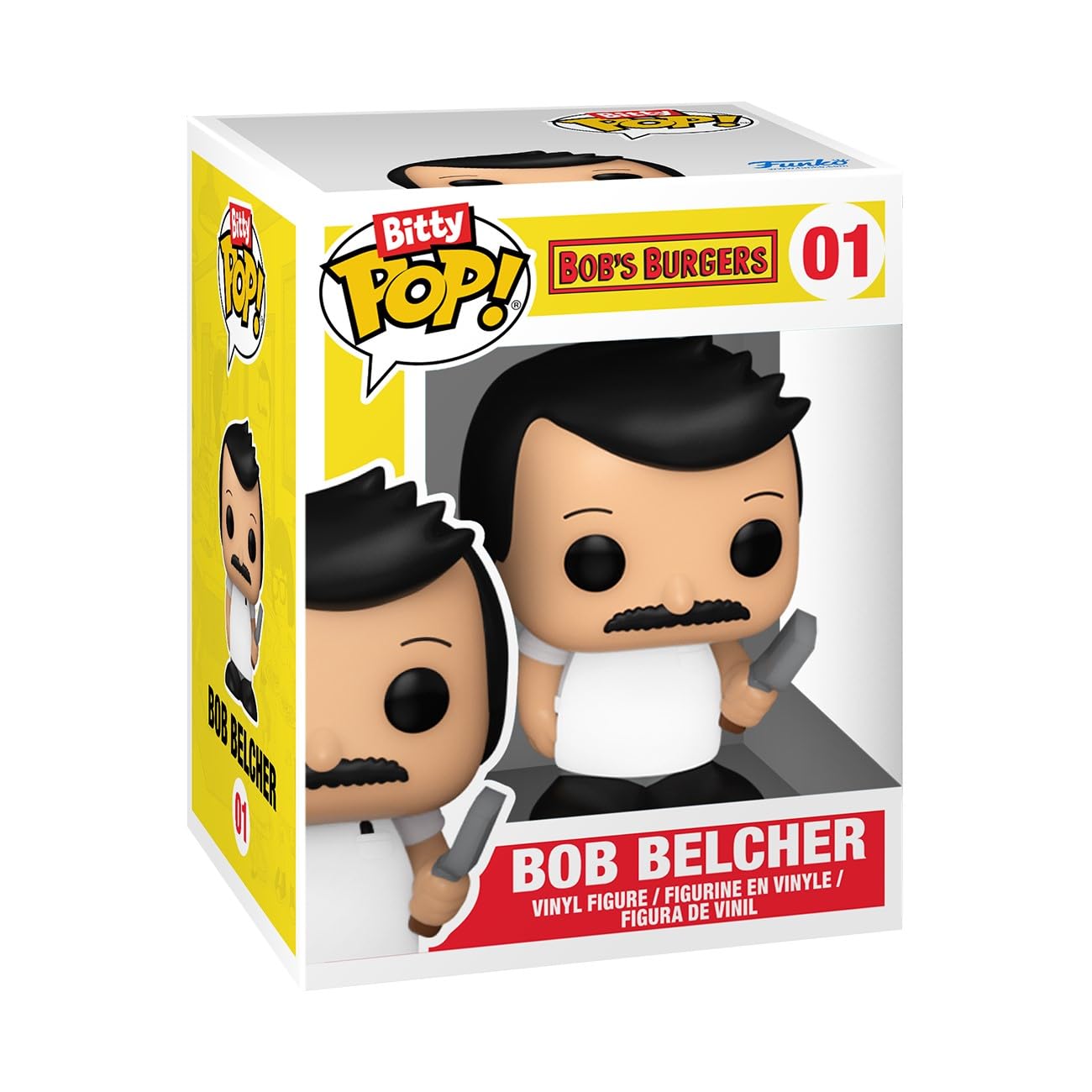 Funko Pop! Bitty Town: Bob's Burgers - Bob Belcher and Bob's Burgers - Cartoon Collectable - Gift Idea - Toys for Kids & Adults
