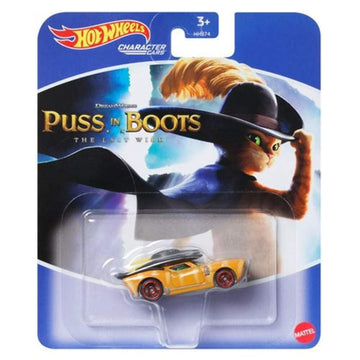 Hot Wheels Character Car Puss in Boots The Last Wish 1:64 Scale