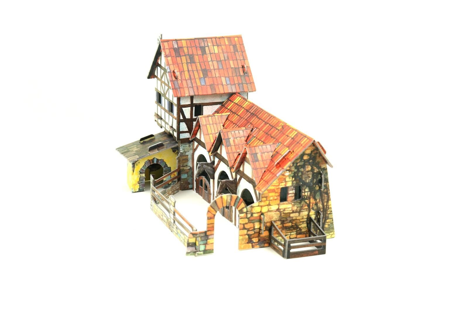 Clever Paper Stable with Figures