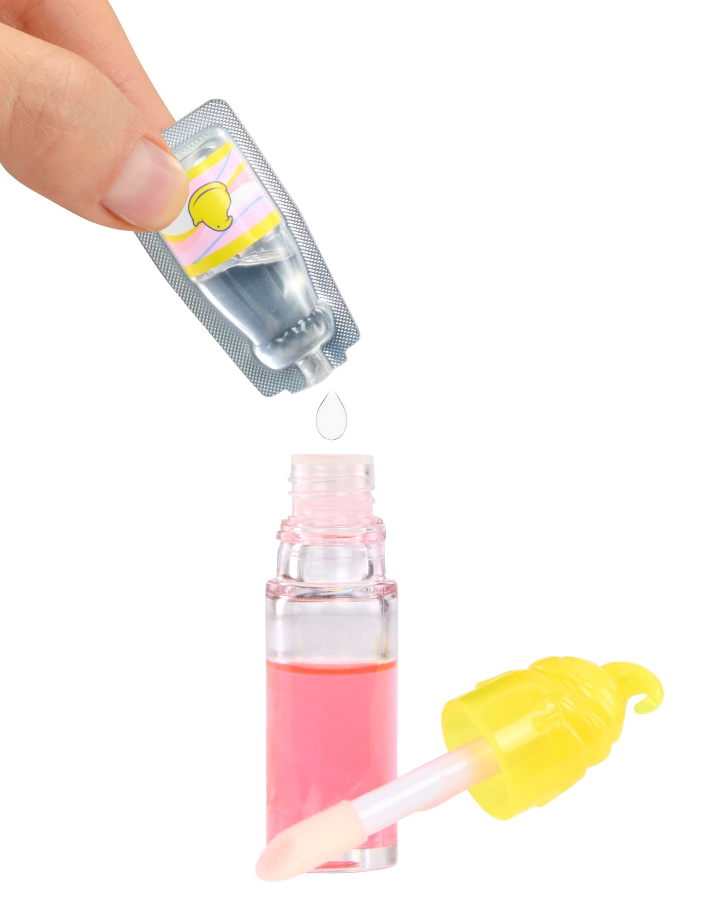 Yummiland x PEEPS Lip Gloss Doll- Molly Mallows with Scented Lip Gloss, Ages 4+