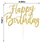 YUINYO Handmade Glitter happy birthday Cake Topper