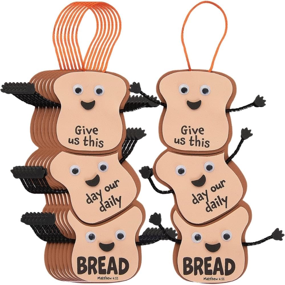 Fun Express Our Daily Bread Sign Craft Kit, Makes 12 - VBS Vacation Bible School Supplies/Decor