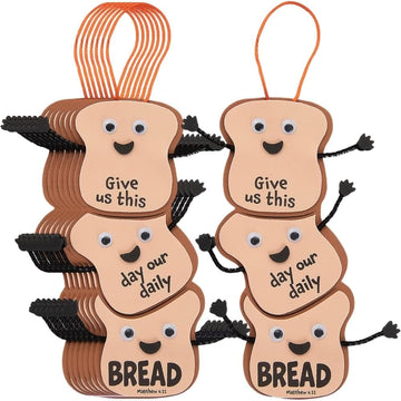 Fun Express Our Daily Bread Sign Craft Kit, Makes 12 - VBS Vacation Bible School Supplies/Decor