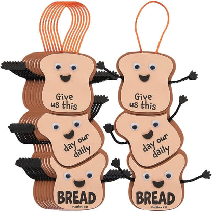 Fun Express Our Daily Bread Sign Craft Kit, Makes 12 - VBS Vacation Bible School Supplies/Decor