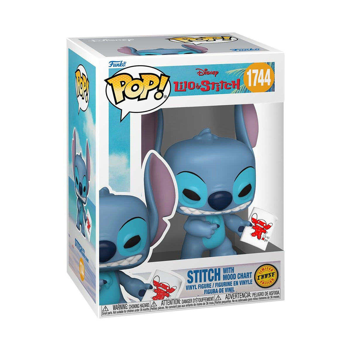Funko POP! Disney: Lilo & Stitch - Stitch w/Mood Chart (Chase)