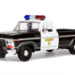 Motormax All Star Toys Exclusive 1979 Ford F-150 Sheriff Pickup Classic F150 Police Pick Up Truck 1:24 Diecast Collectible Model Car Black 76986