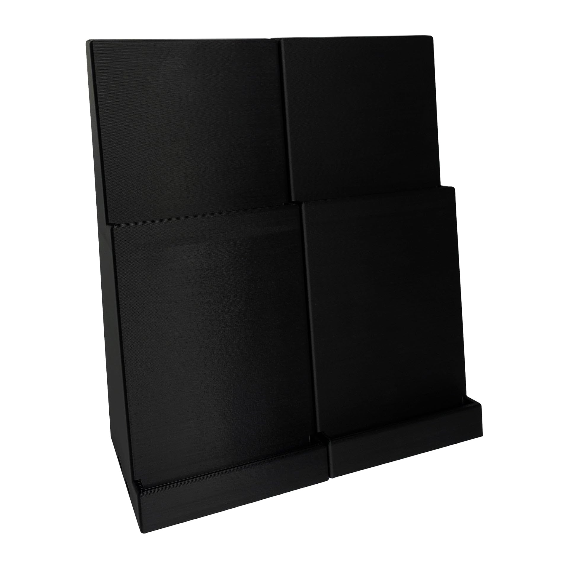 EnderToys Graded Card Display Stand (2 Pack) (2 Tier) (Black) - Compatible with PSA, Beckett, and CGC