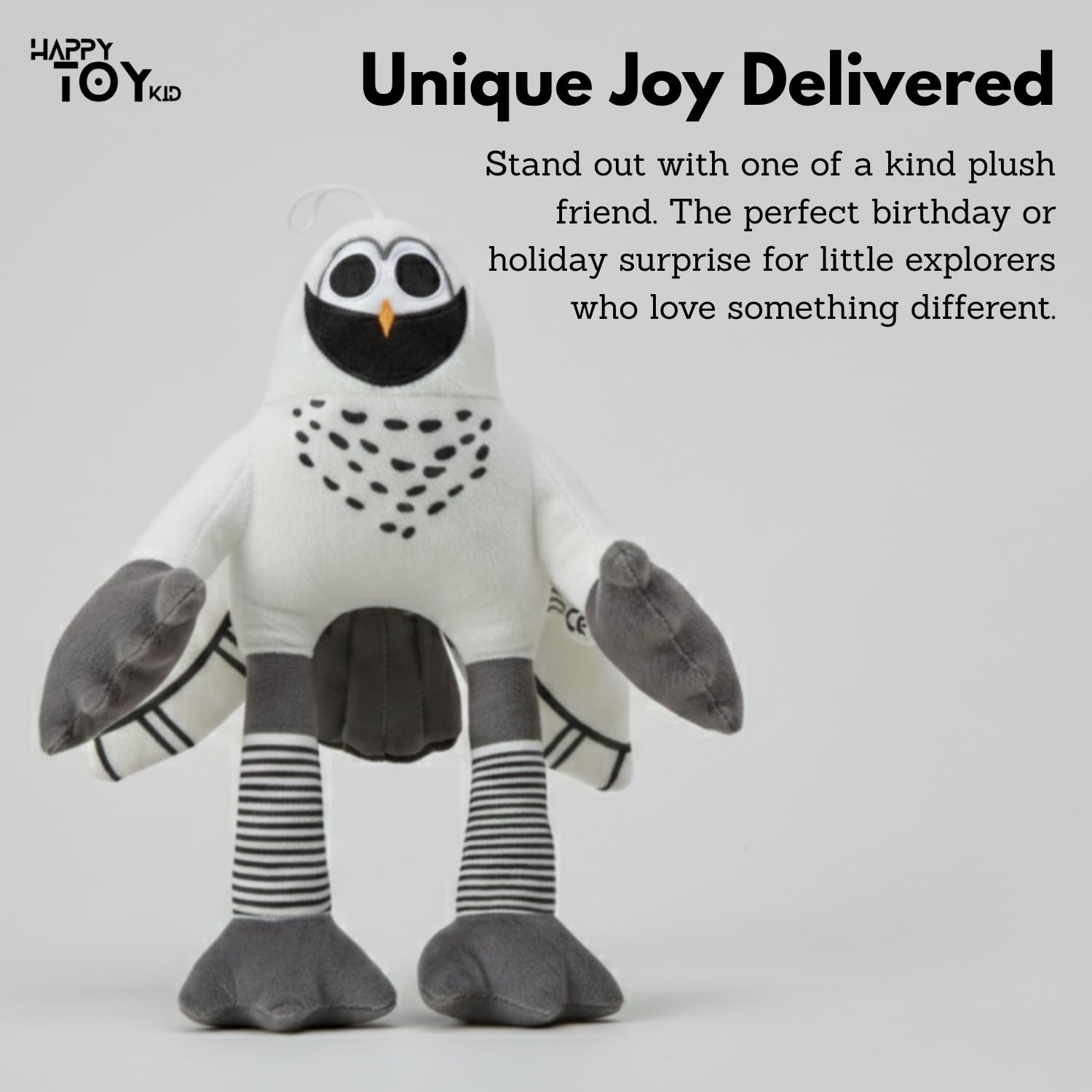 HappyToy Kid Set of 8 Soft Plush Toys - Colorful, Cute & Huggable Companions, Perfect, Holiday Fun, and Everyday Play