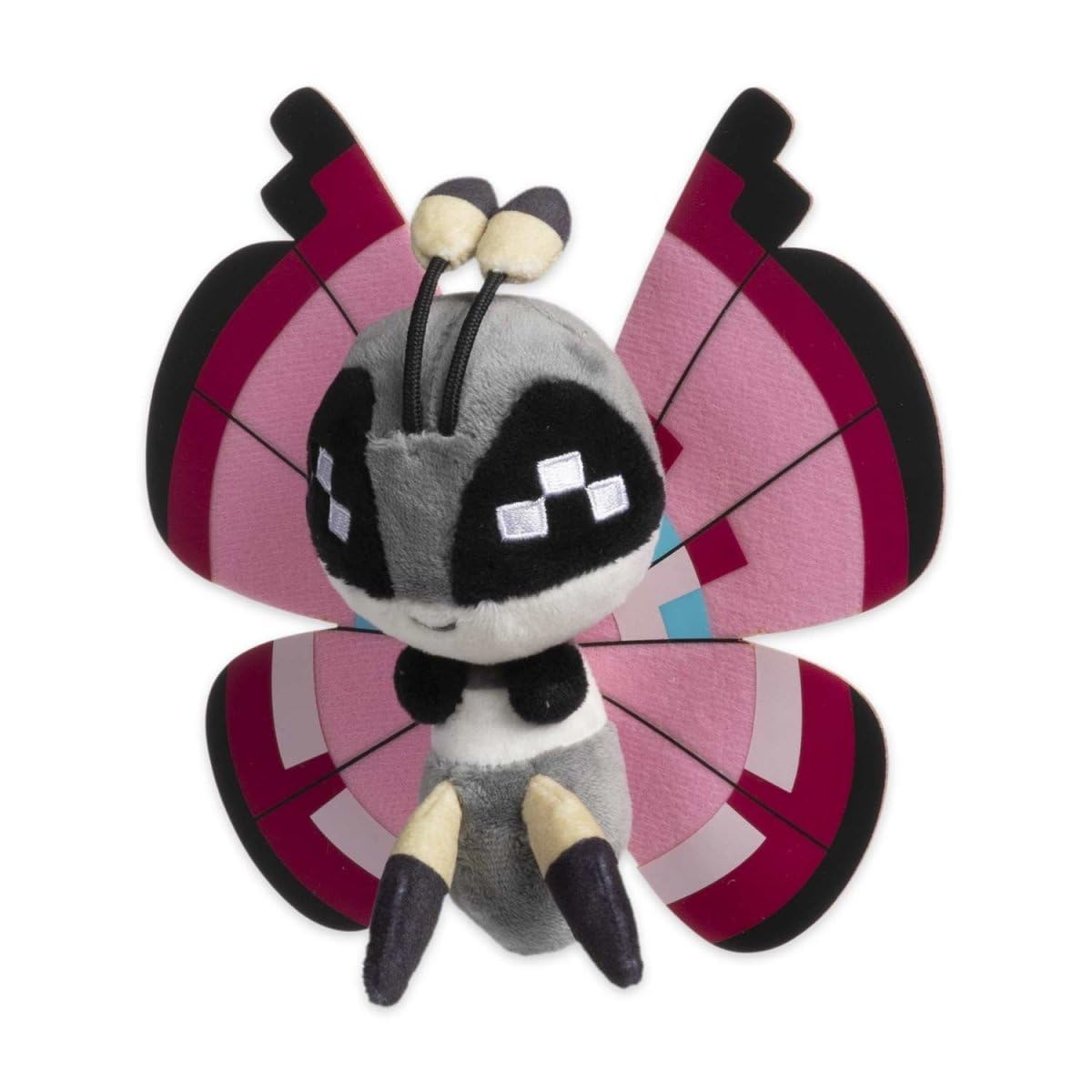 Pokémon Center: Vivillon (Meadow Pattern) Sitting Cuties Plush, 6 ½ Inch