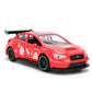 Jada 2016 Subaru WRX STI w/Knuckles Theme, Sonic The Hedgehog Toys 37024-1/32 Scale Diecast Model Car