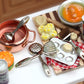 EatingBiting 1:12 Scale 1/12 mini Furniture minihouse Kitchen Utensil Four-Piece House Cooking Micro Scene Kitchen 4Pcs Set Kitchenware Miniature