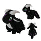 Soft Plush Wings Dragon Figures Stuffed Animals Toy Pillow Doll, Pterosaur Flying Black Dragon Plushie Toys Best Birthday Christmas Anniversary Fiesta