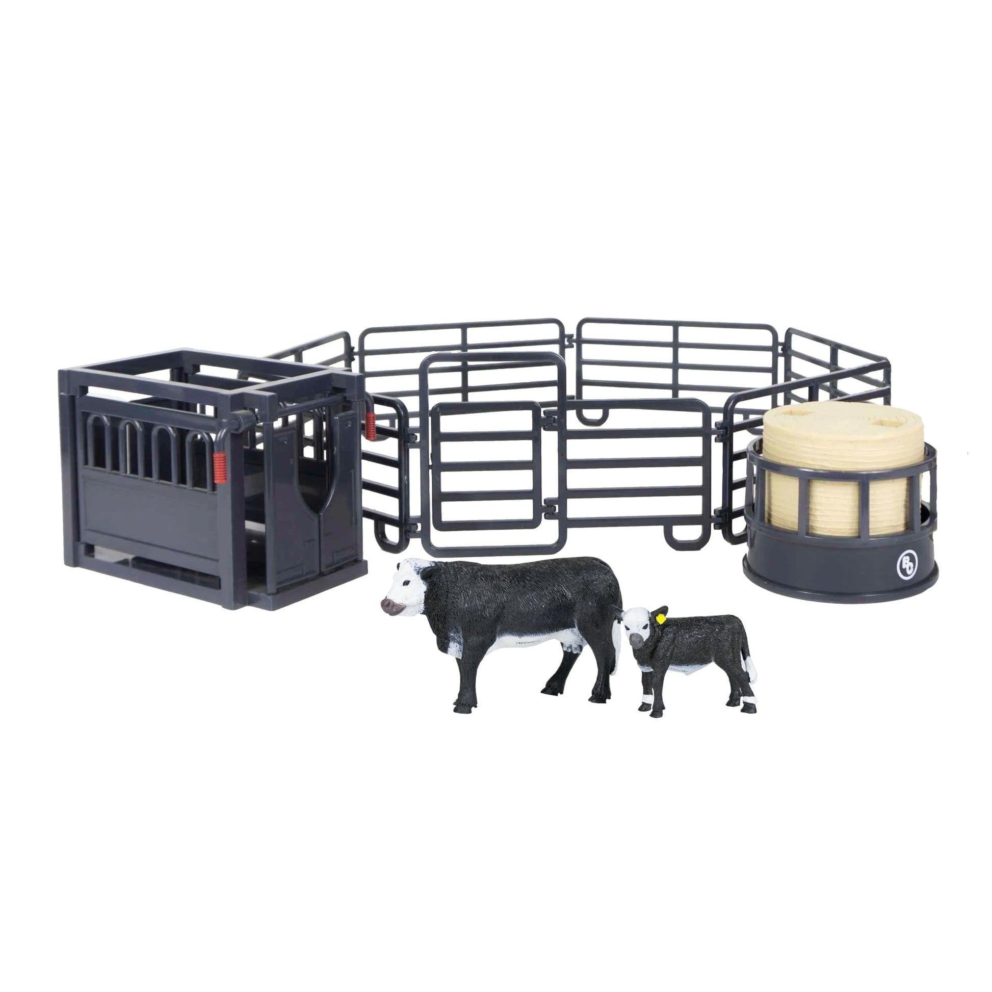 Big Country Toys 12-Piece Ranch Set - Farm Animal Toys for 3 Year Old Boys and Girls - Toy Figures & Playsets