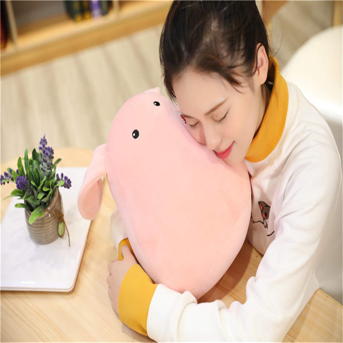 IOPBOT Anime Toilet-Bound Hanako-kun Mokke Plush Doll Pillow Yashiro Nene Jibaku Sh?nen Hanako-kun Chain Pendant Toy 17? Cartoon Doll (Rose Red