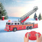 Remote Control Fire Truck - Premium Battery-Powered RC Fire Engine Toy with Flashing Lights, Realistic Sirens, Extendable Ladder - Perfect Toy Gift