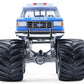 1990 F 350 Monster Truck NYPD (New York Police Department) Blue with White Top Kings of Crunch - Hot Pursuit Special Edition 1/64 Diecast Model Car by