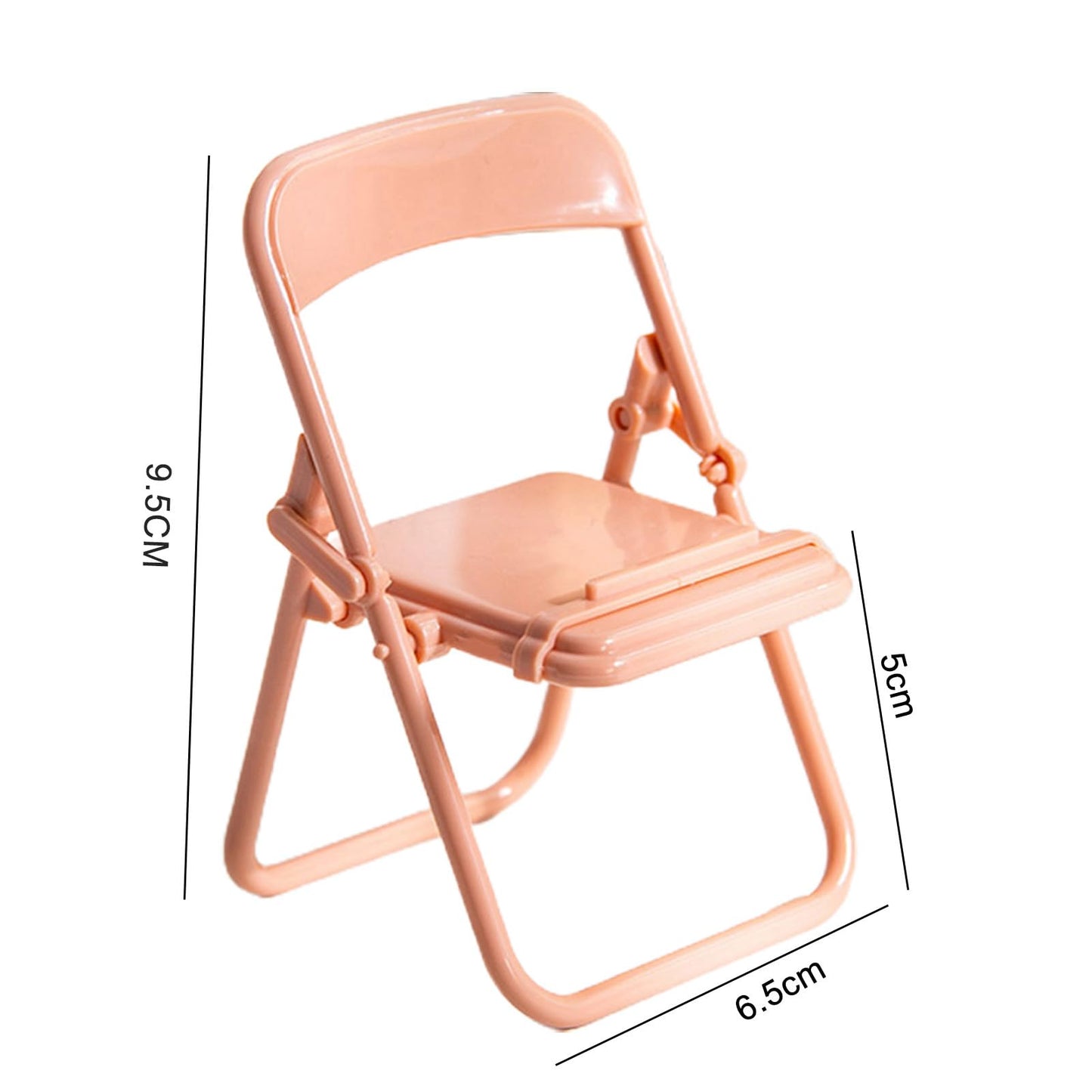 5Pcs Multicolour Simulation Mini Folding Back Small Chair Model Dollhouse Doll House Miniature Plastic Scene Props for Micro Landscape Dollhouse