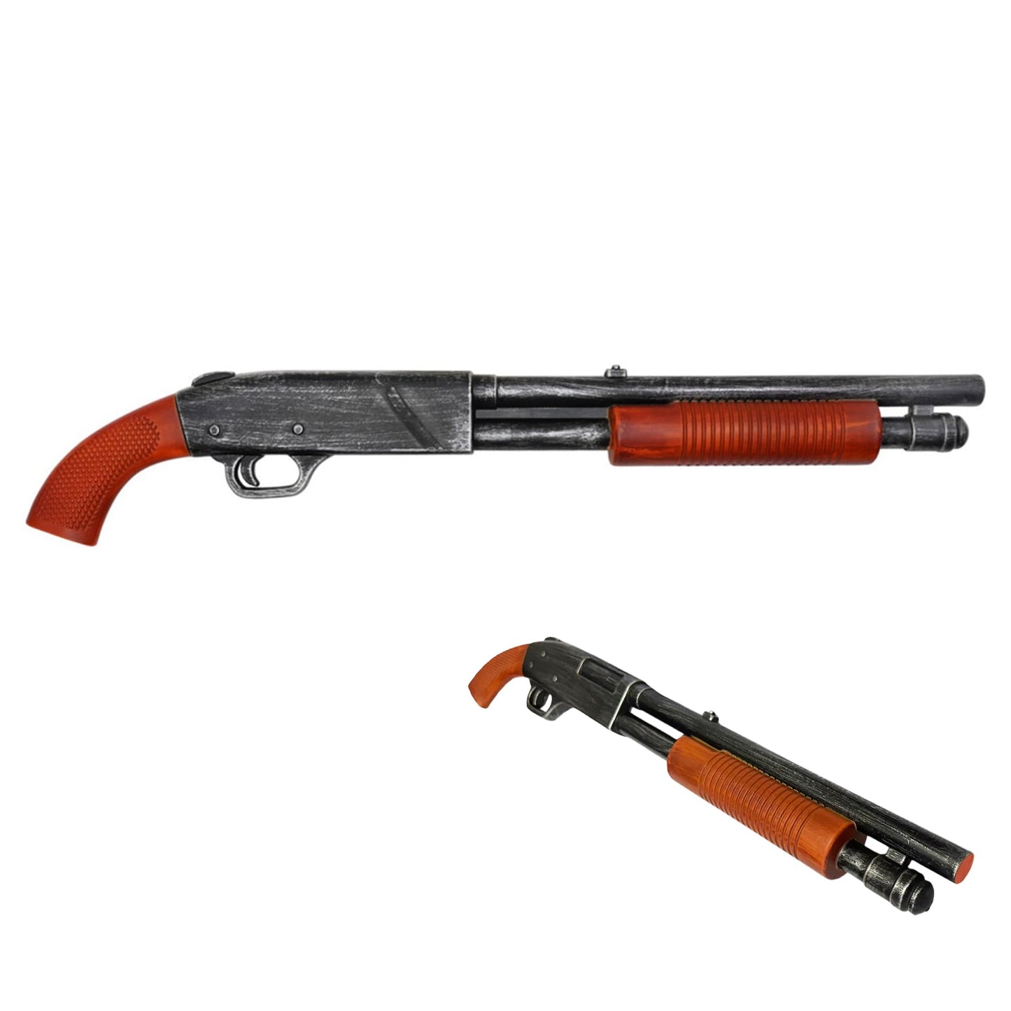 30” Foam Horror Movie Pump Shotgun with Brown Grip Replica | Collectible Cosplay Prop | Lightweight Safe Costume Accessory