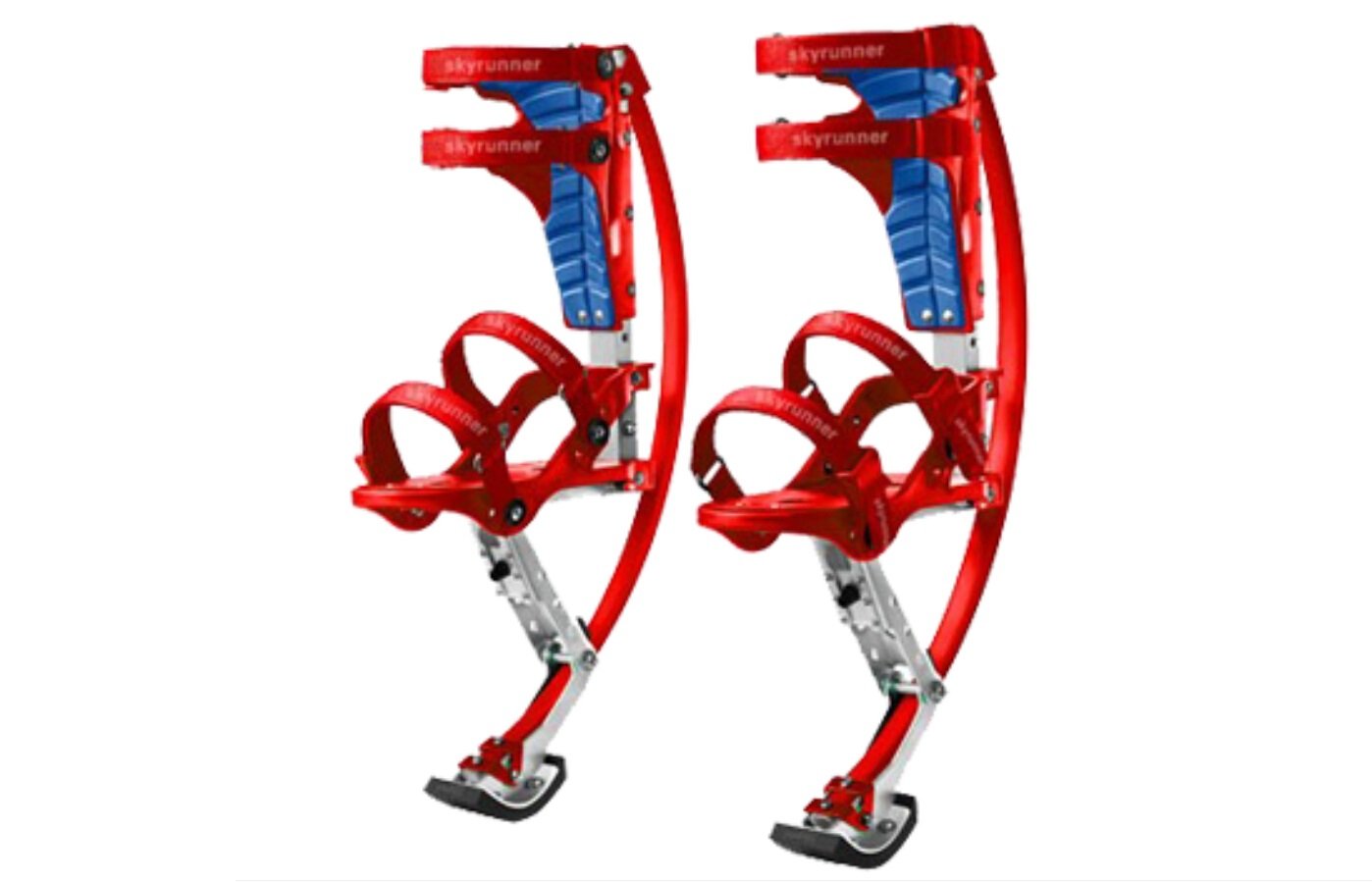Iconiciris Kids/Child Youth Kangaroo Shoes Jumping Stilts Fitness Exercise (66-110lbs/30~50kg)(red)
