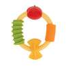 Nuby Pasta Ring Teether - 3+ Months - Soft, Silicone, Multi-Textured, Easy Grip Baby Teething Toy - Natural Teething Relief for Babies