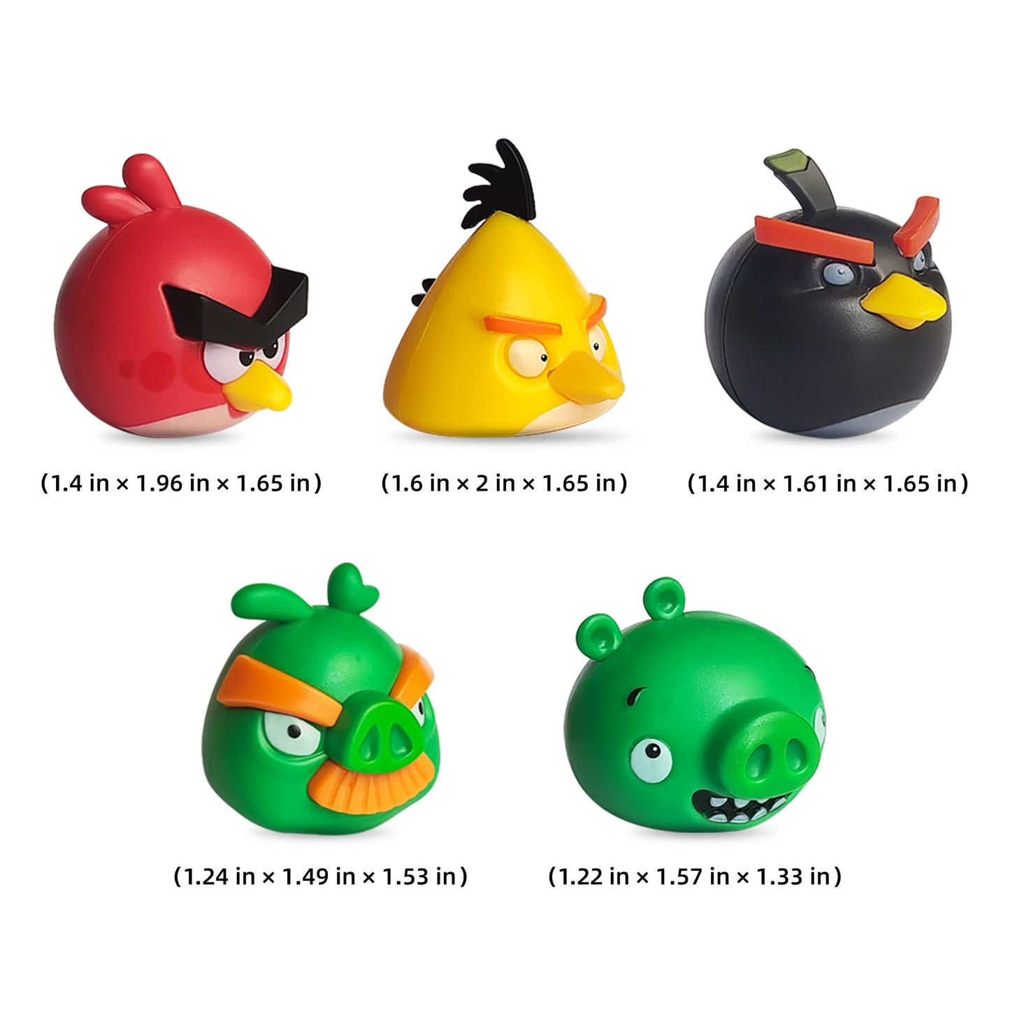 ROLOSO Newly Licensed Angry Birds Toys Playsets Build N’ Launch Construction Brick Assembly Building Blocks Sets Pig City Strike 2 Takedown Space