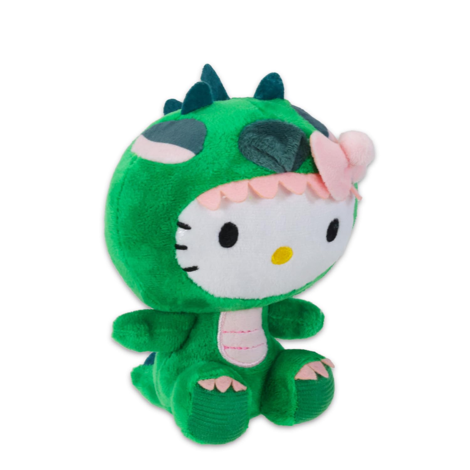 Hello Kitty Plushie Set - Bundle with 6.5" Plush Doll in a Dragon Costume Plus Stickers, Tattoos, More | Hello Kitty Plush Toy Stuffed Animal