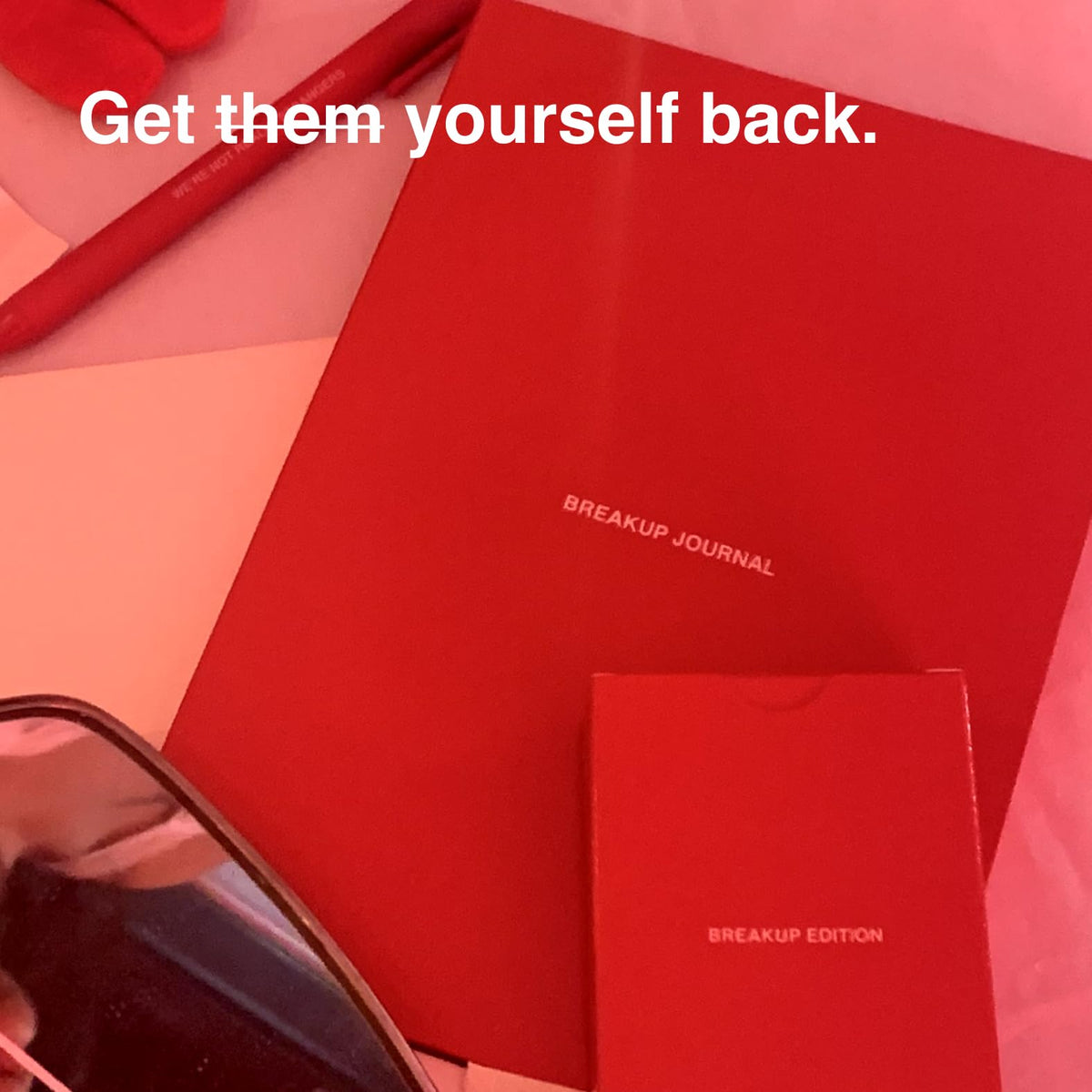 WE'RE NOT REALLY STRANGERS Breakup Kit, Includes 51 Cards & Breakup Journal