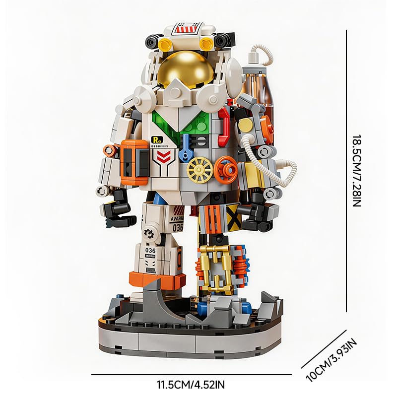 kececo Space Astronaut Building Block Toy - Ideal Gift for 8-14 Year Old Children - 525pcs for Space Astronaut Building Block Sets