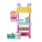 Mattel Enchantimals City Tails Bunny Farms Market Toy Playset with Small Doll & 35+ Accessories, Becker Bunny Doll & Lop Bunny Figure