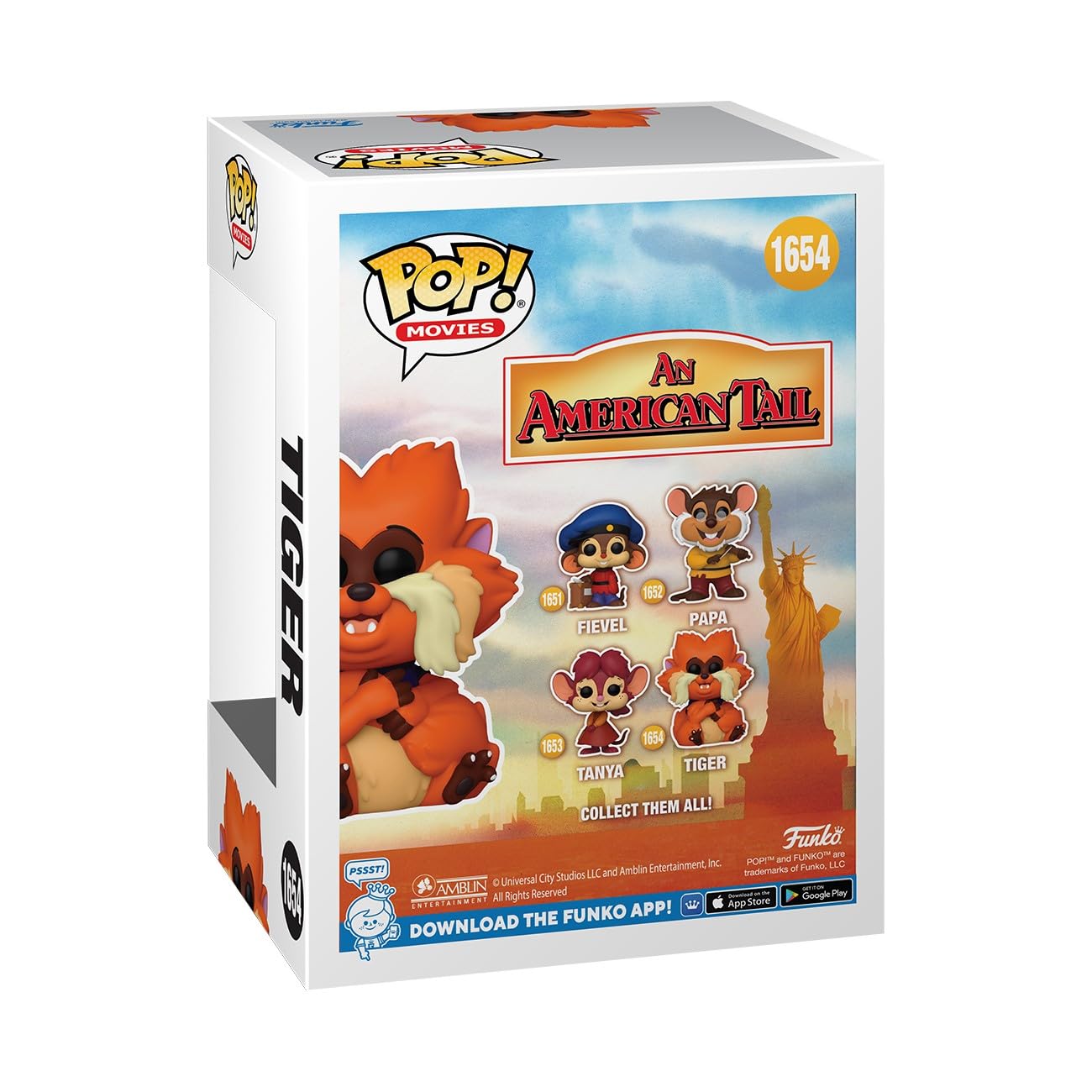 Funko POP Movies: American Tail - Tiger - Collectable Vinyl Figure - Gift Idea - Official Merchandise - for Kids & Adults - Movies Fans - Model Figure