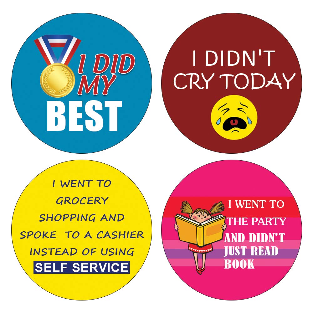 Creanoso Stickers for Adult Series 4 - Self Care (10-Sheet) - Premium Gift Set - Inspirational Sayings Quote Sticker Assorted Set - Gift Rewards Ideas